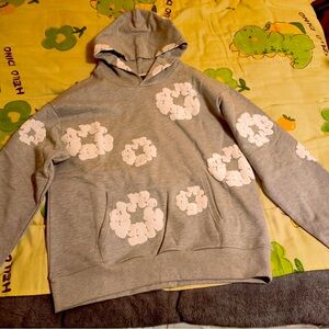 Grey Denim Tears Hoodie